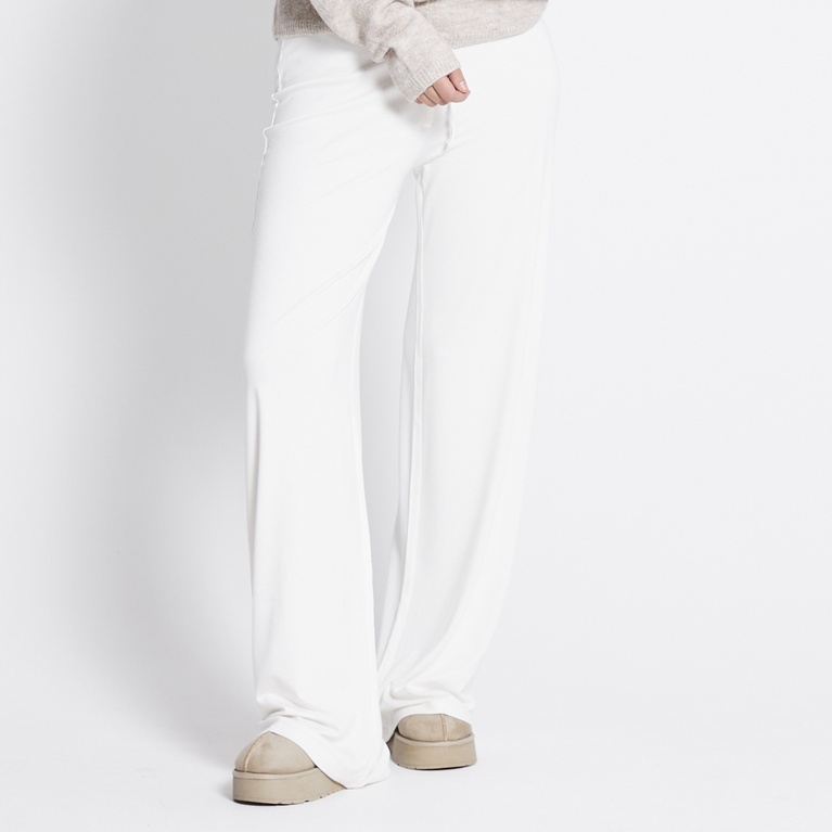 Loose soft pants "Holly" Ivory